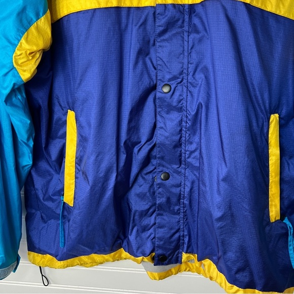 The North Face Vintage 80s Pullover Jacket Windbreaker Hooded Tri-Color Sz XL - Picture 3 of 9